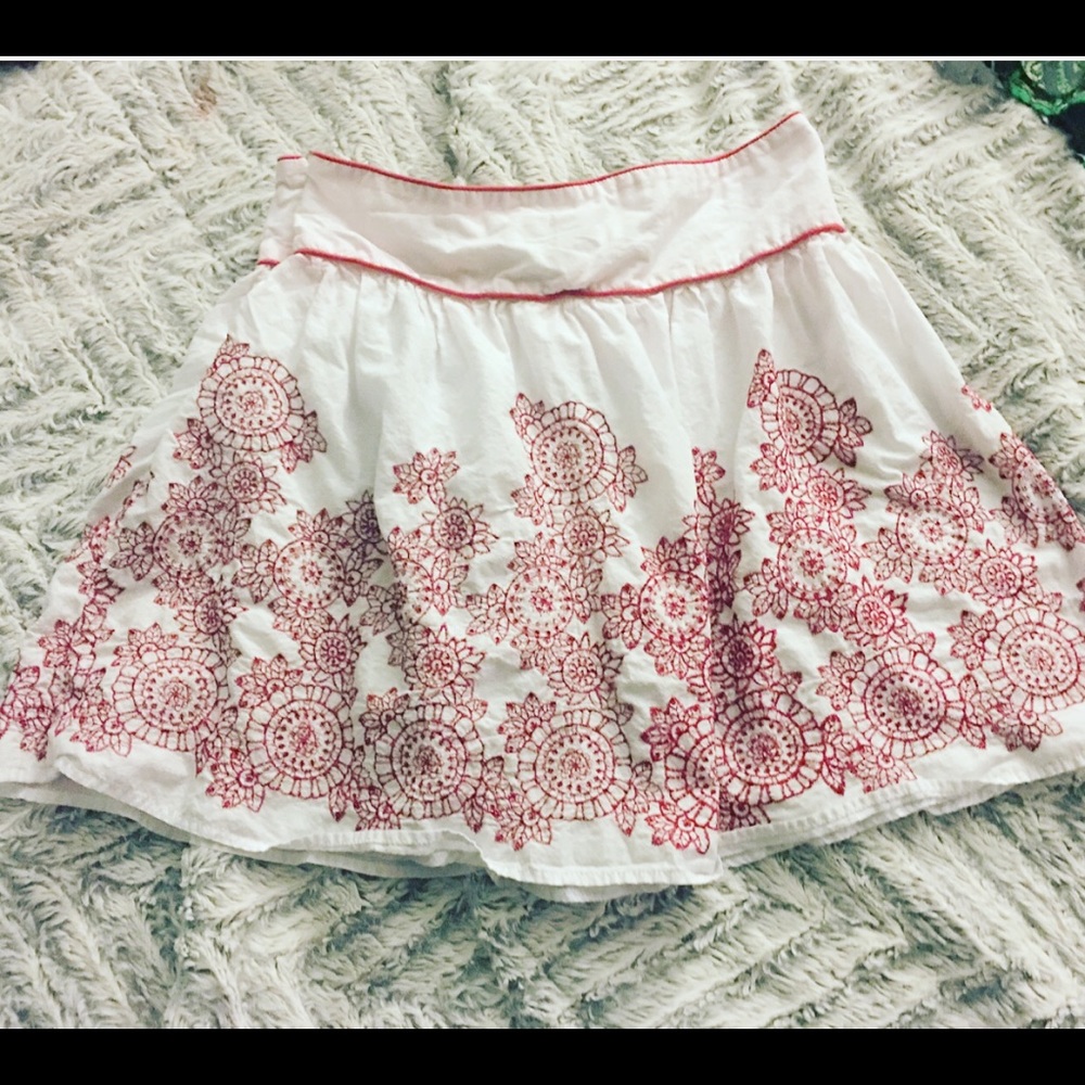Cute embroidered skirt